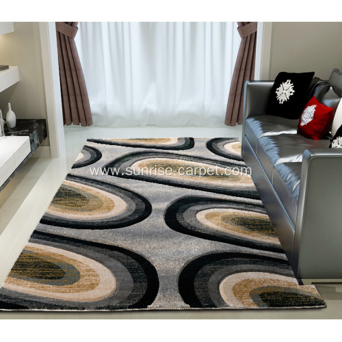 Microfiber machine tufted carpet for home